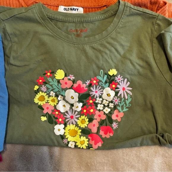 Girls Nike, Old Navy, Etc Top Bundle 8 pieces Long and Short Sleeve Sz Medium - Picture 5 of 9